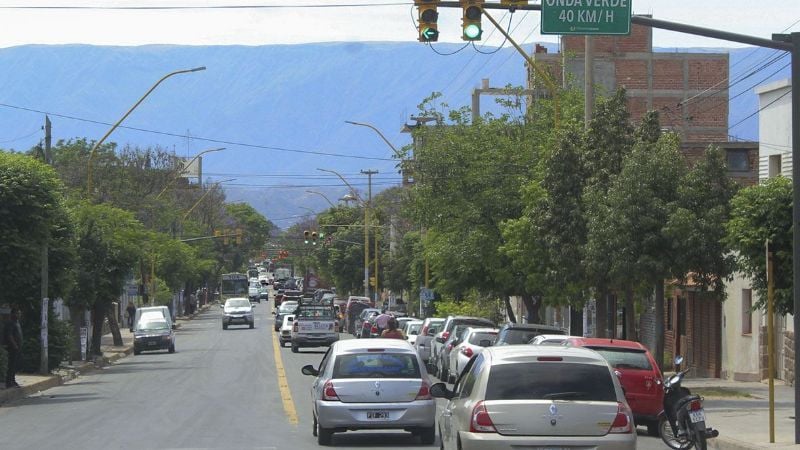 Onda Verde en semáforos de la Av. Belgrano