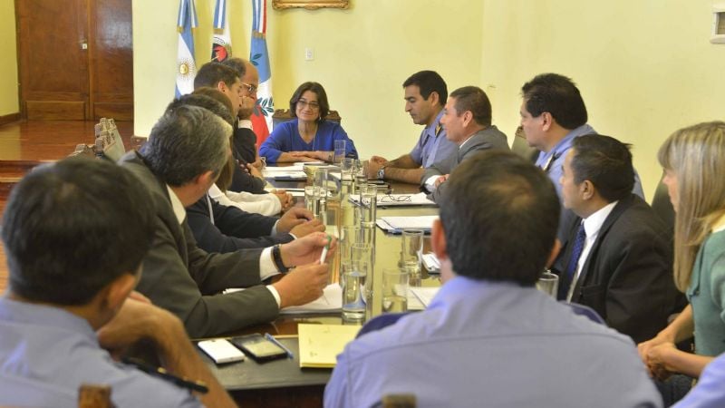 Lucía se reunió con autoridades de Seguridad Vial