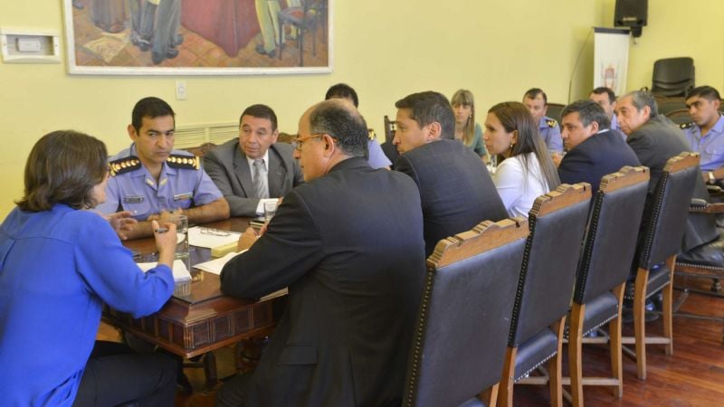 Lucía se reunió con autoridades de Seguridad Vial