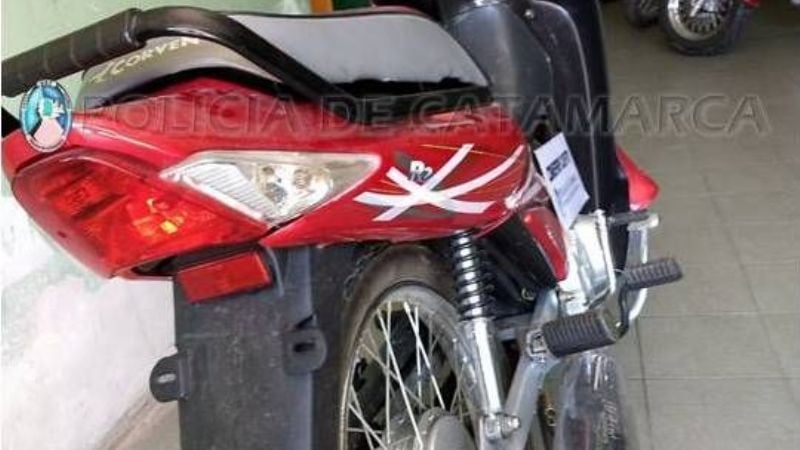 Secuestran una moto abandonada en la Capital