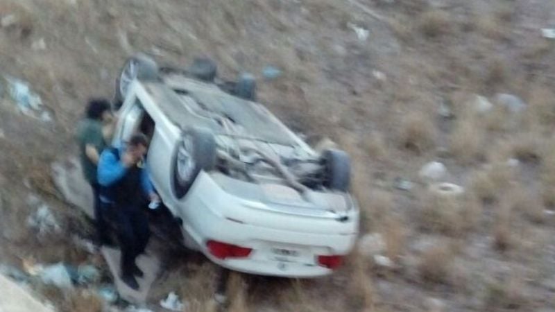 Tremendo vuelco en la zona de Choya Viejo