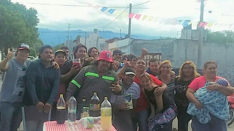 Festejo para las madres en el barrio Municipal