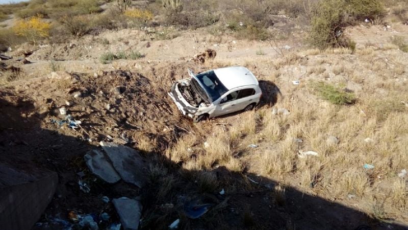 Otro tremendo vuelco en la curva de Choya Viejo