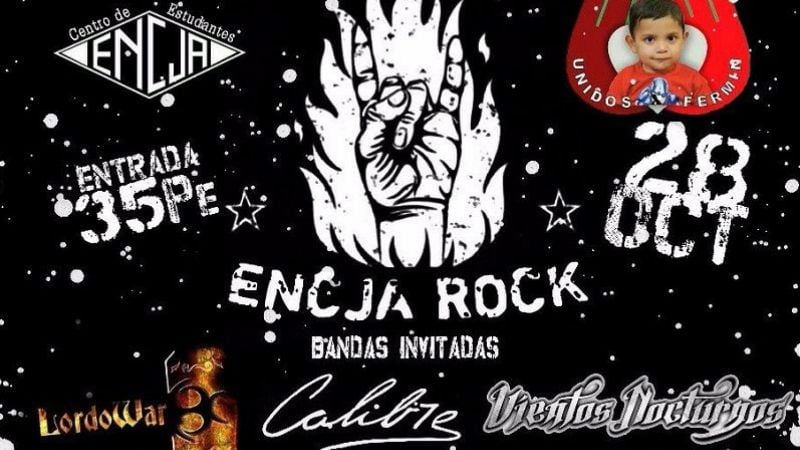 Este sábado, el “Encja Rock” por Fermín