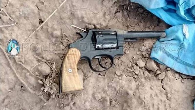 Secuestran un arma de fuego