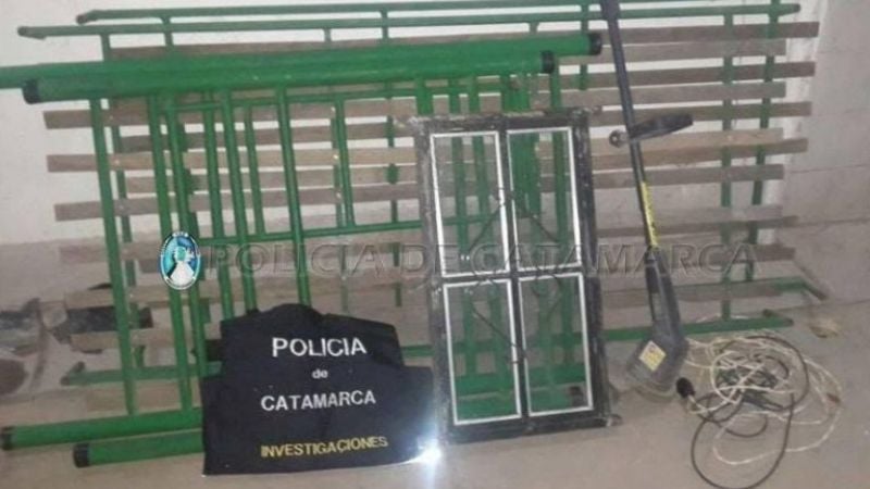 Recuperan elementos robados