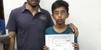 Enrique Lobos, Campeón Absoluto Sub 14.