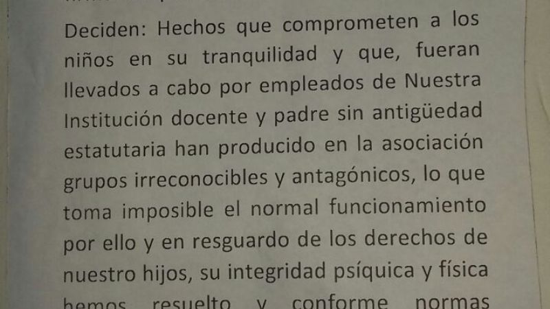 Incertidumbre y preocupación de padres de APANE