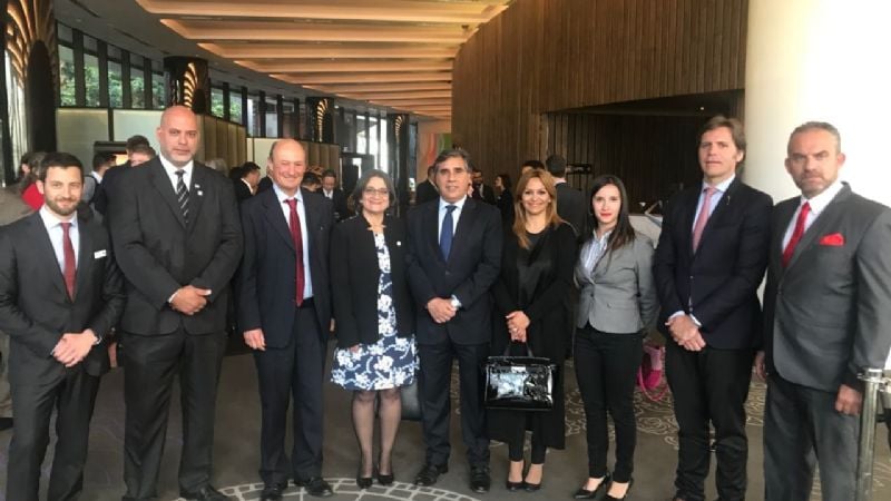 Intensa actividad de Corpacci y comitiva en Australia