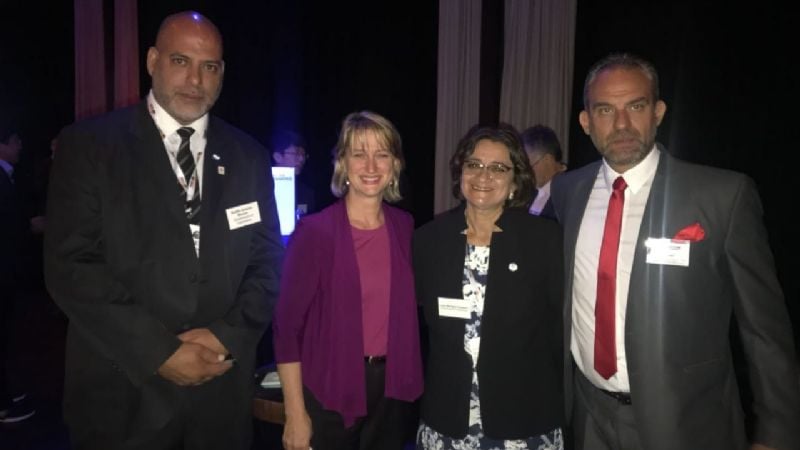 Intensa actividad de Corpacci y comitiva en Australia