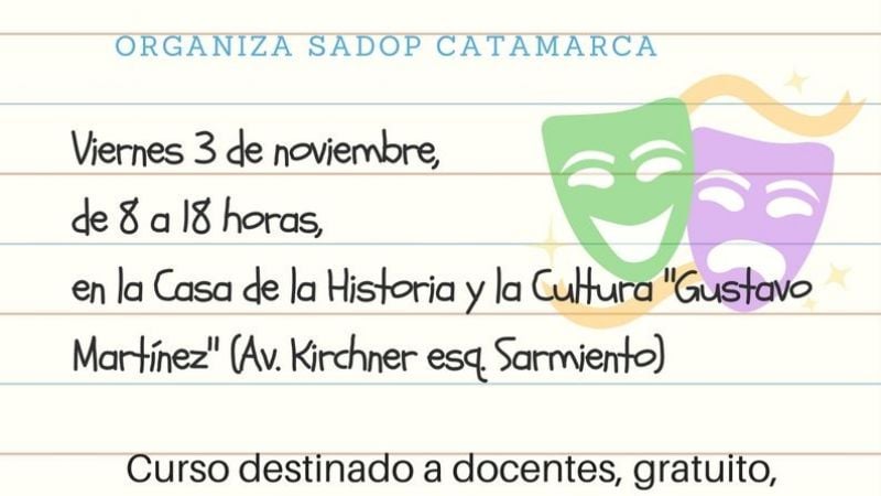 Capacitación docente "El teatro en el aula"