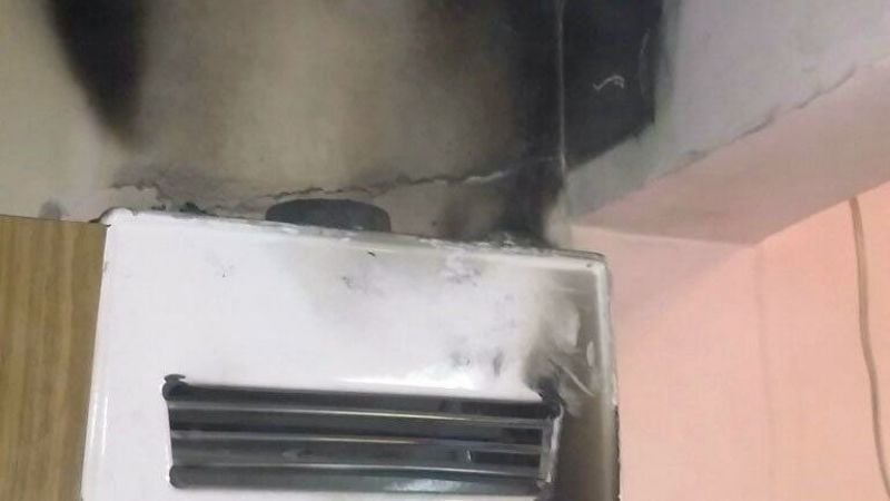Incendio en una vivienda por problemas en el calefón