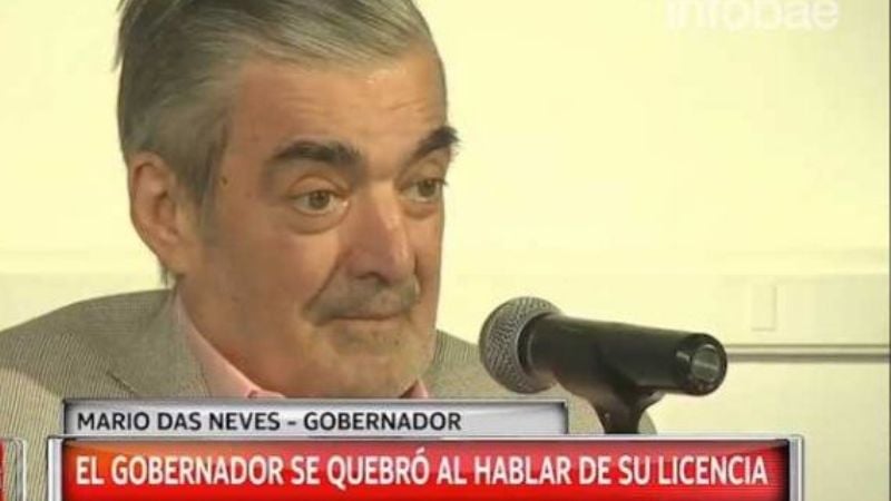 Murió el gobernador de Chubut, Mario Das Neves