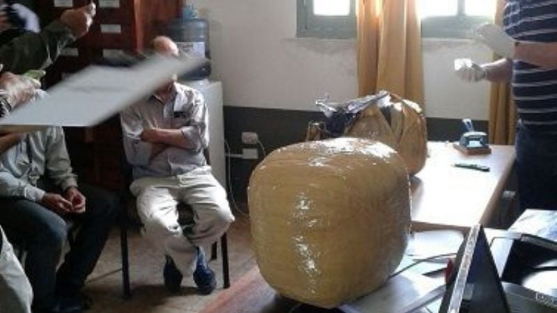 Detectan casi 250 kilos de marihuana en dos encomiendas