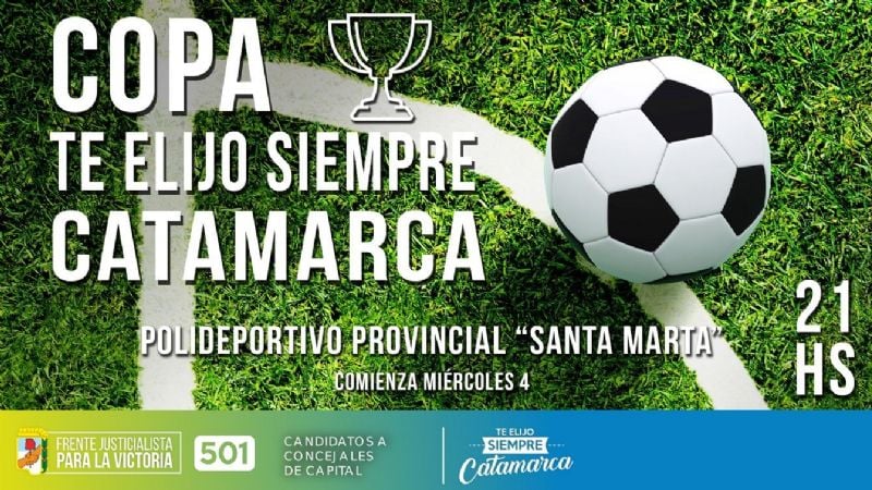 Comienza la copa interbarrial "Te elijo siempre Catamarca"