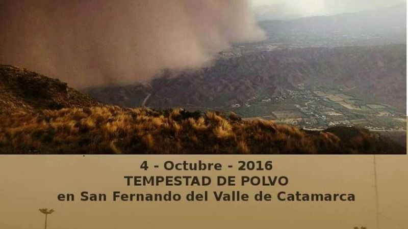 A un año de la tempestad de polvo en Catamarca