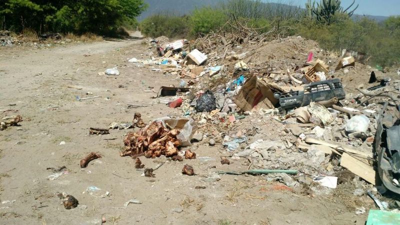 Un enorme basural en ET Valle Viejo podría causar un apagón energético