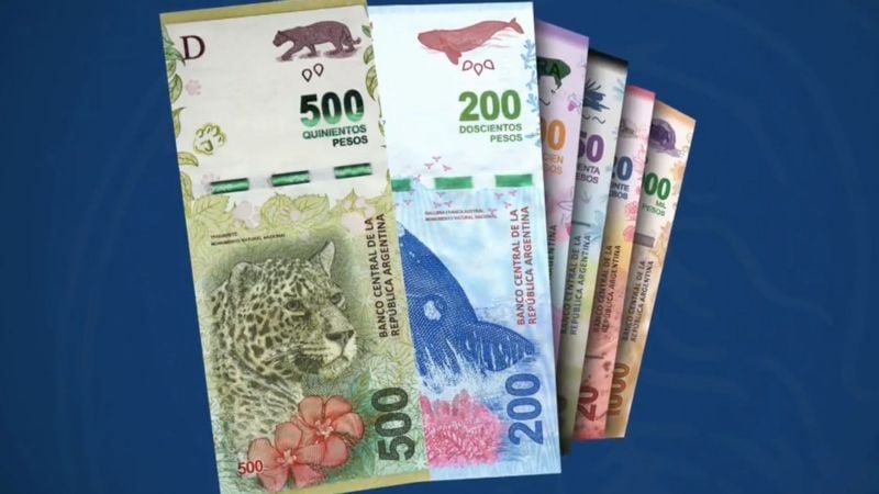 ¿Qué billetes son los más usados por los argentinos?