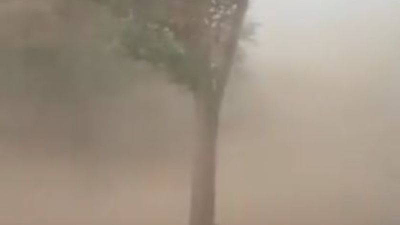 Fuerte viento arrasa en Chumbicha