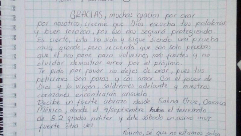 Misioneritos catamarqueños enviaron cartas a niños de México
