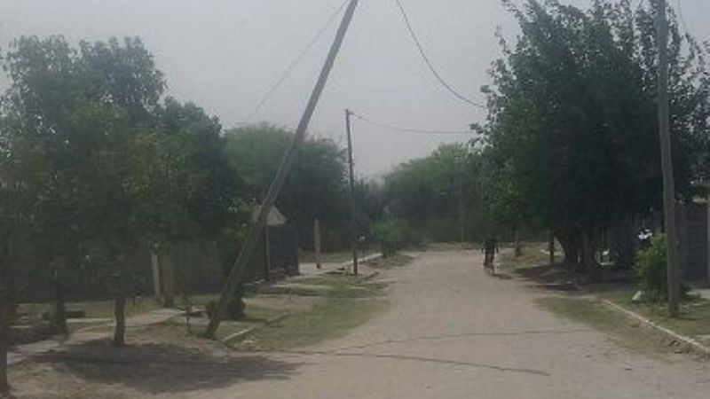 Más fotos del paso del Pampero por Chumbicha