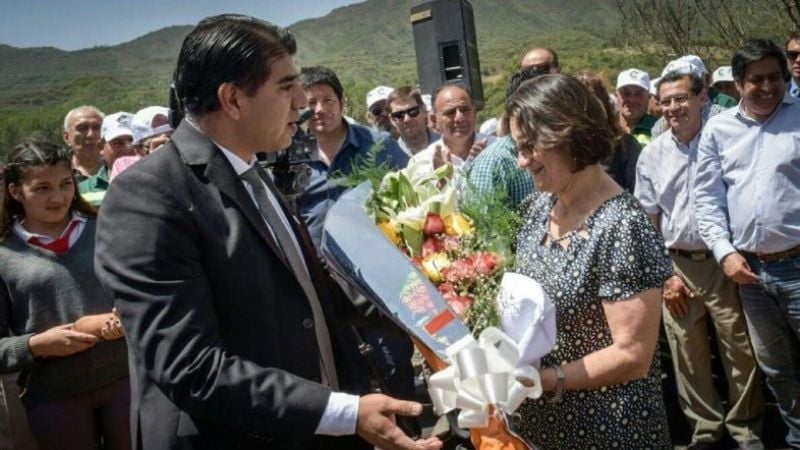 Cordero acompañó a la Gobernadora en su visita a Paclín