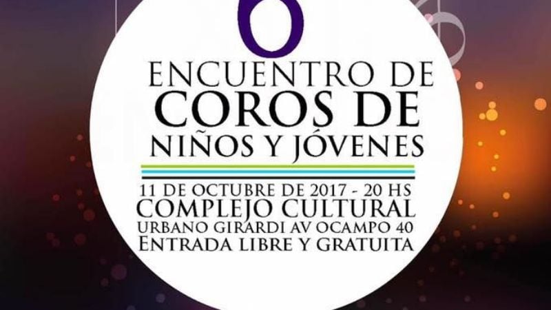 Se viene la 6ª edición del “Encuentro de Coros de Niños y jóvenes”