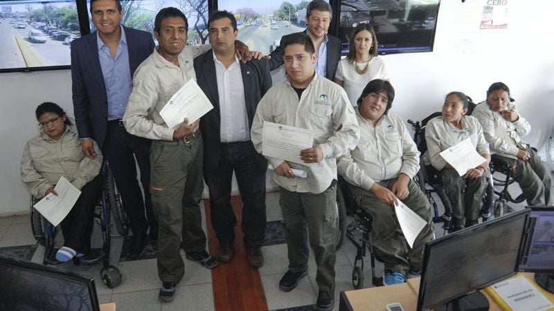 Entrega de certificados del "Promover para personas con discapacidad"