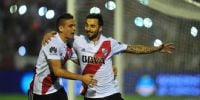 OTRA NOCHE MÁGICA de Scocco, autor de dos goles.