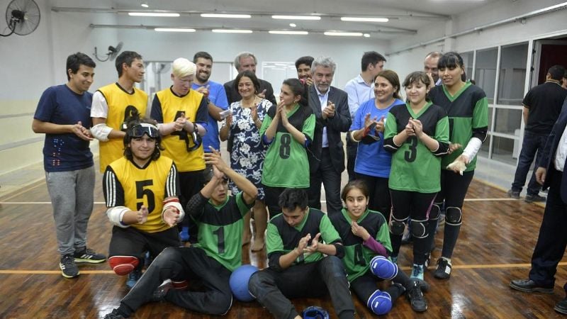 Lucía inauguró la nueva Escuela para Ciegos, el 100° edificio escolar de su gestión