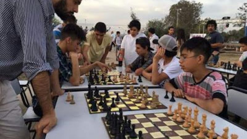 El Ajedrez estuvo en la fiesta por la obras en el “Poli”