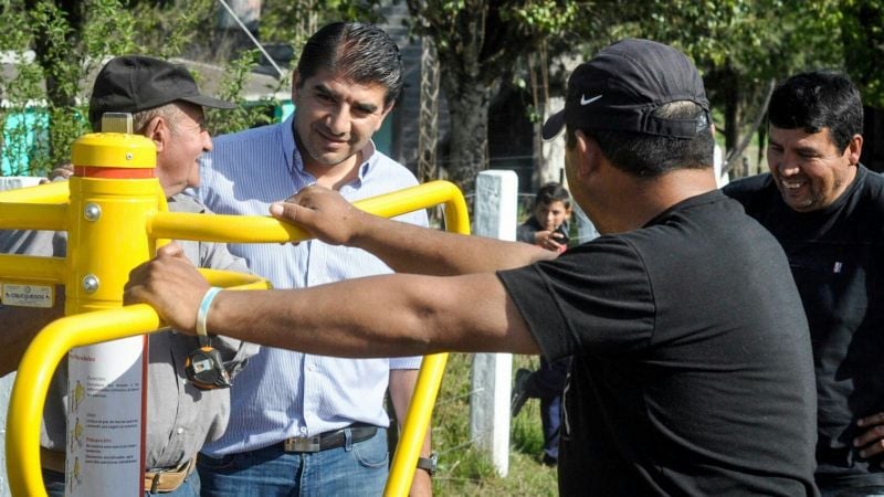 Cordero puso en marcha obras en La Higuera