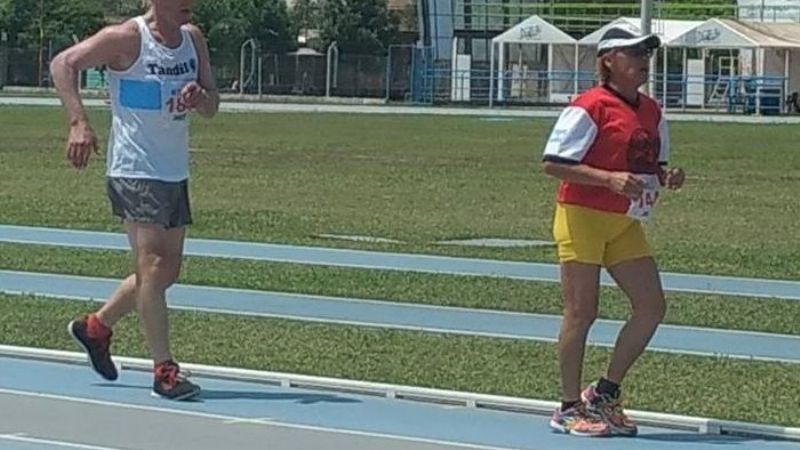 López campeón argentino en los 5.000 Mts. de marcha