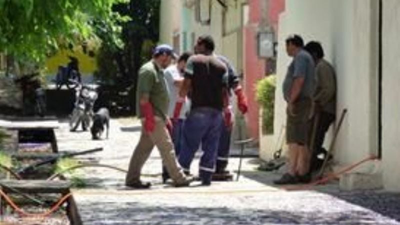 Limpieza de cloacas en barrios de Andalgalá