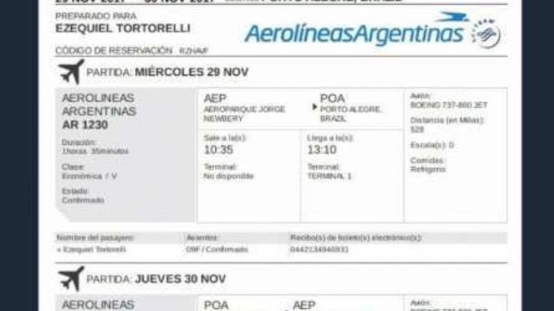 El hincha River que compró pasajes para la final