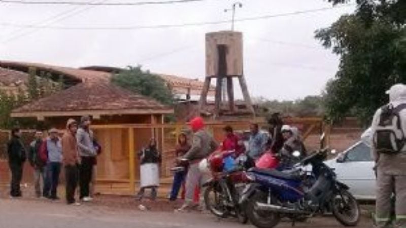 Protesta de empleados de Cerámica Catamarca