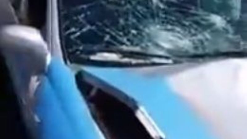 Se viralizó video del momento después del accidente frente a Chango Más