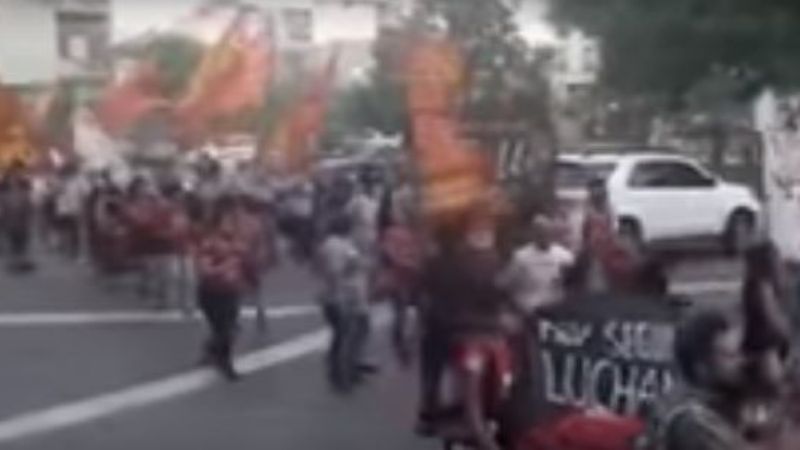 Nutrida marcha por Santiago Maldonado