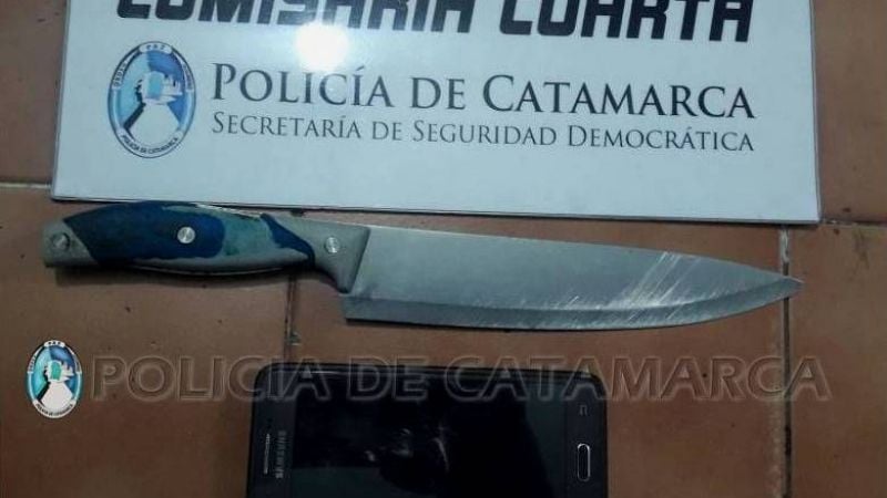 Asaltaron a un sexagenario con un cuchilla de carnicero