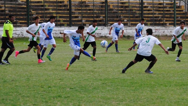 Pibes del Sub 15 Chacarero ante Chilecito, en La Rioja