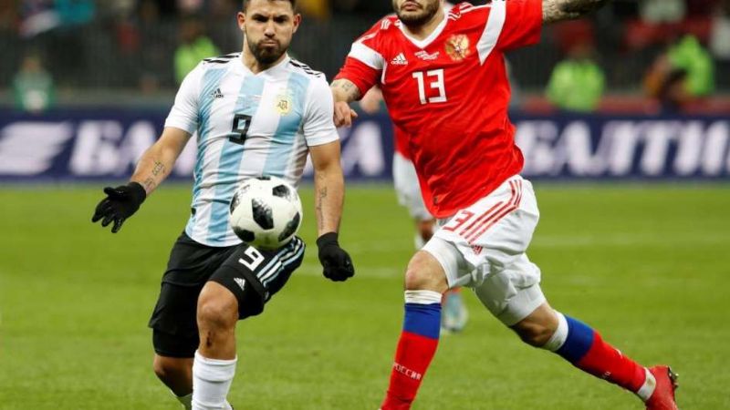 Argentina derrotó 1-0 a Rusia con gol del “Kun” Agüero