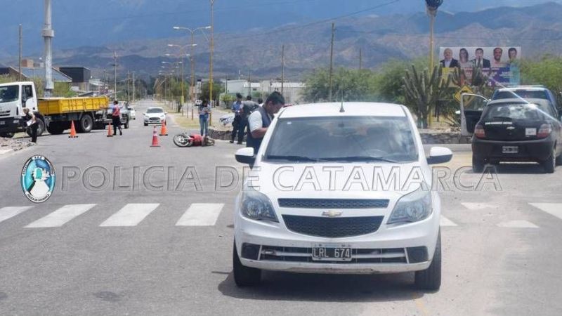 Un herido tras un choque en Av. Recalde