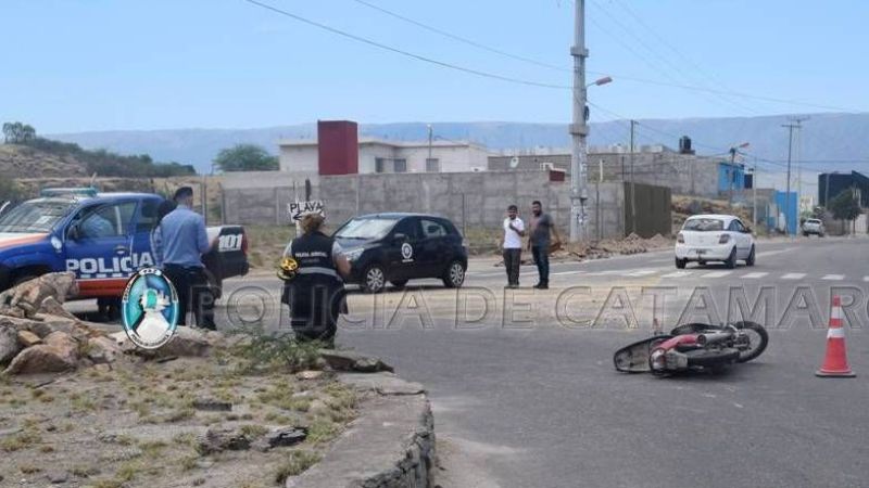 Un herido tras un choque en Av. Recalde