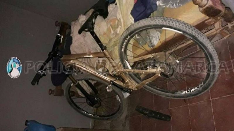 Robó una bicicleta valuada en 25 mil dólares y lo atraparon