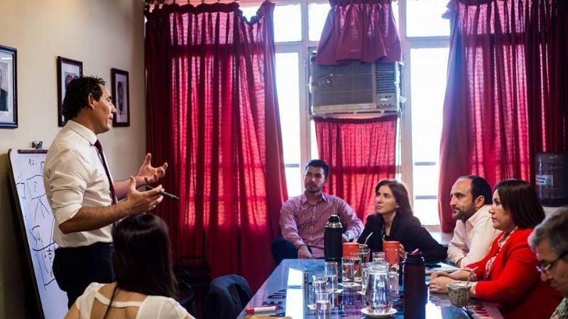 Diputados con el juez Gershani por el nuevo Régimen Procesal Penal Juvenil