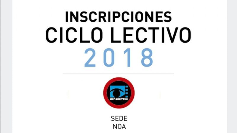 Inscriben para el ciclo 2018 en la ENERC NOA