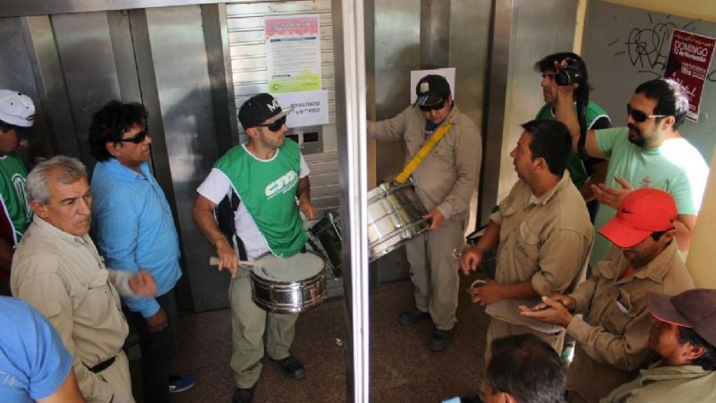 Protesta de ATE por el bono de fin de año
