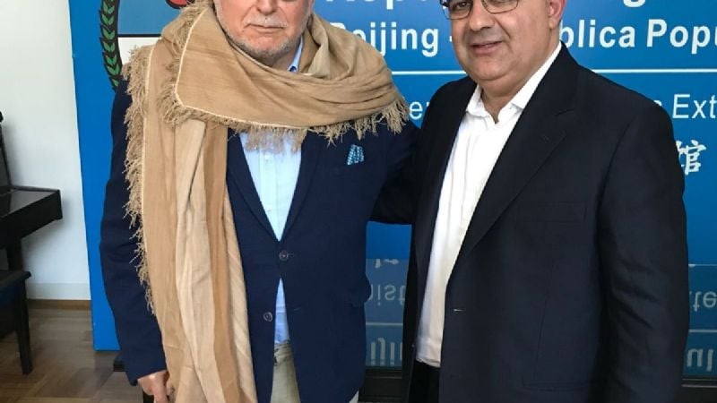 El embajador argentino en China recibió a Jalil