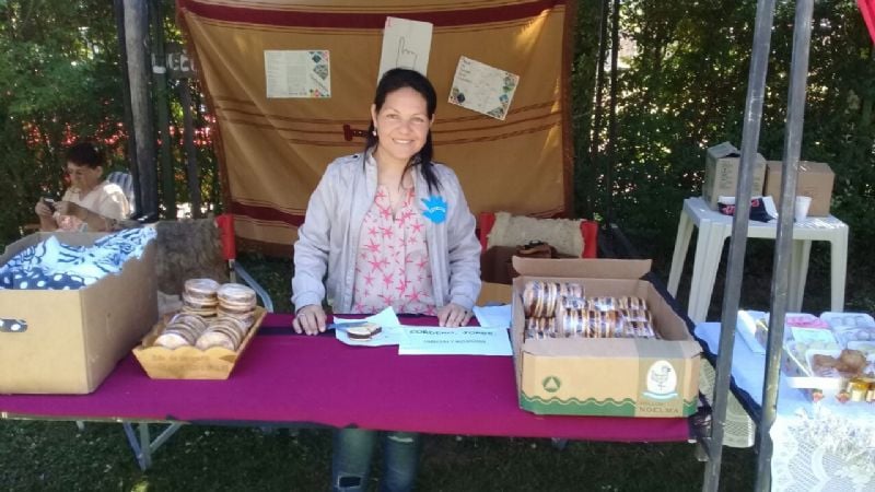 Feria artesanal en Guayamba