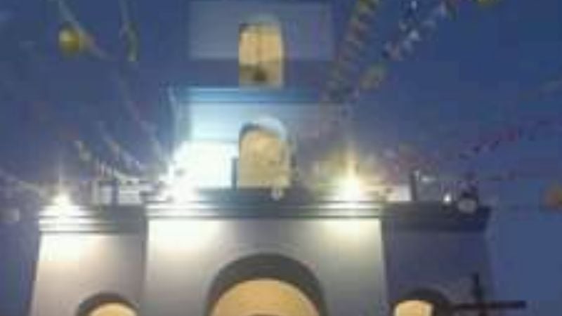 Procesión del "Señor de la Salud" en Mutquín